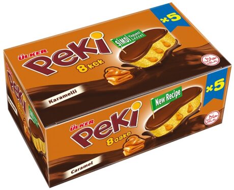 Ulker Peki 8 Kek Karamell 5x42g 1x12