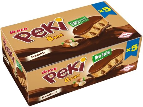 Ulker Peki 8 Kek Hasselnötter 5x42g 1x12