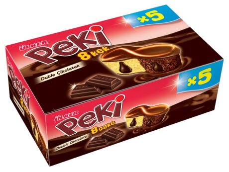 Ulker Peki 8 Kek Double Choklad 5*42 1X12