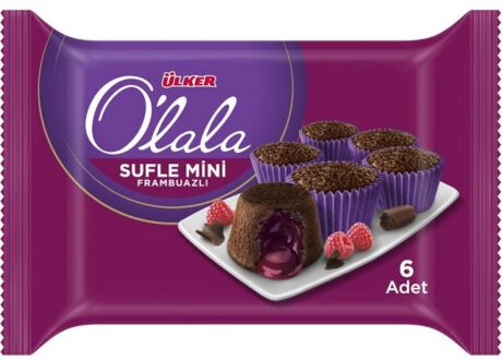 Ulker Olala Sufle Mini Hallon 162g 1x12