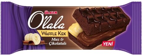 Ulker Olala Waffle Kek Choklad&Banan 70g 1x12