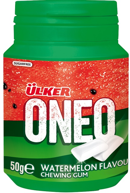 Oneo Vattenmelon Tuggummi - Burk 50g 1x20