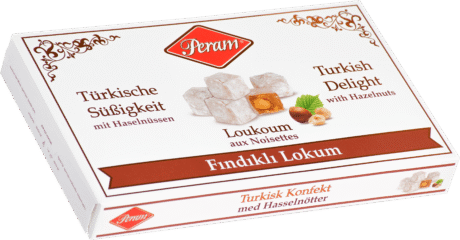 Peram Lokum Hasselnötter 400gr 1x12