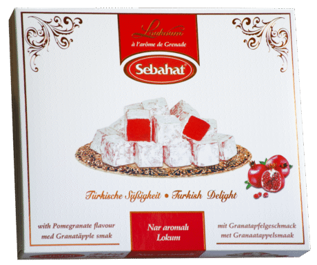 Sebahat Lokum Granatäpple 400g 1x12