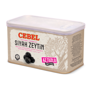 Cebel Svarta Oliver min.Saltad Plåtburk 750g x 12
