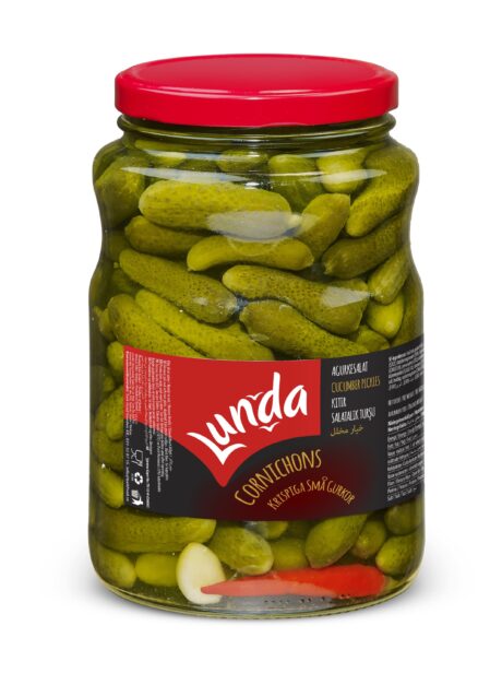 Lunda Inlagda Cornichons (Kornison) 1700cc (1600g) 1x6