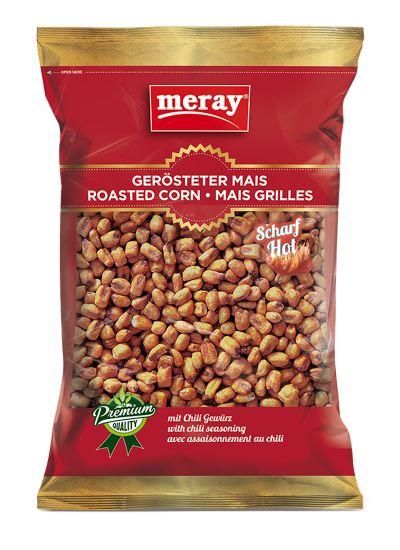 Meray Majs Rostad Stark 150g 1x12