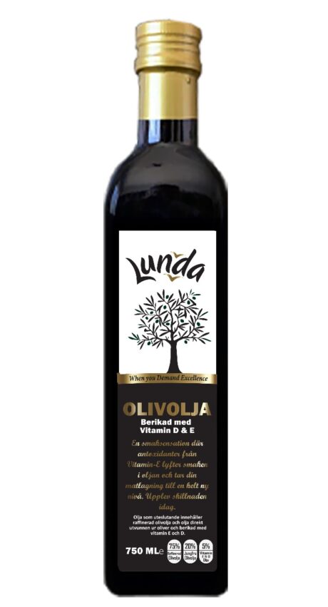 Lunda Olivolja D&E-Vitaminberikad  500ml 1x12