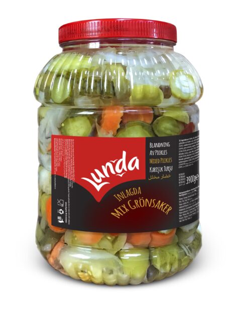 Lunda Inlagda Grönsaker Mix 3900g 1x3