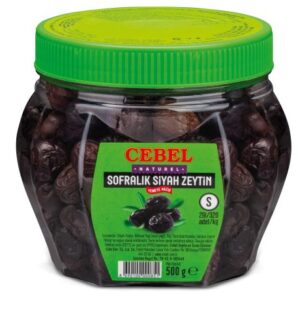 Cebel Svarta Oliver (S) PVC-Grön 500g x 12