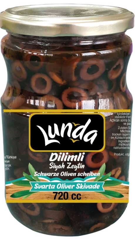 Lunda Svarta Oliver Skivade 720cc (720g) 1x12