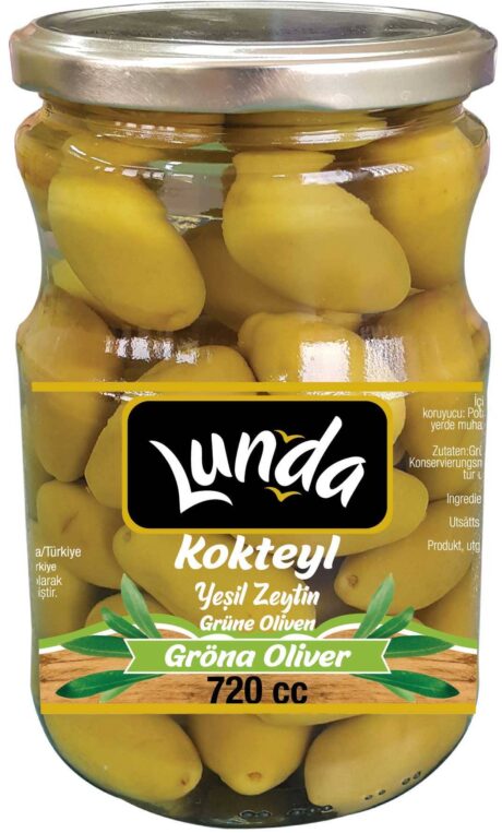 Lunda Gröna Oliver Kokteyl 720cc (720g) 1x12