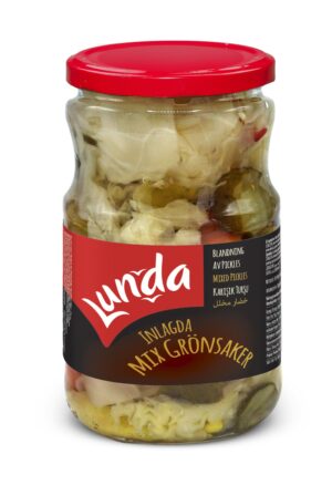 Lunda Inlagda Grönsaker Mix 720cc (650g) x 12