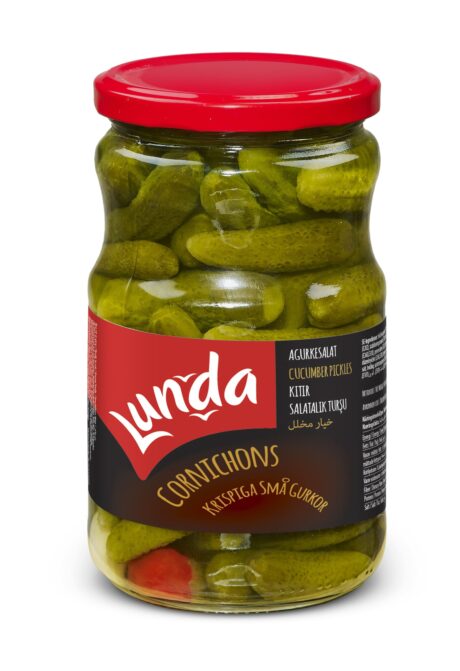 Lunda Inlagda Cornichons (Kornison) 720cc (680g) 1x12