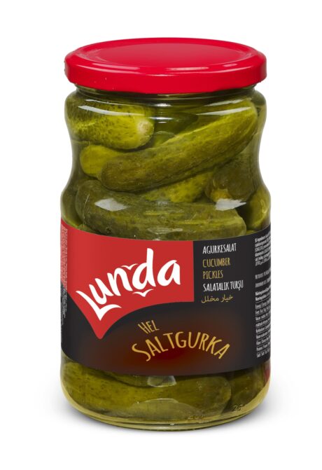 Lunda Inlagda Saltgurka 720cc (650g) 1x12