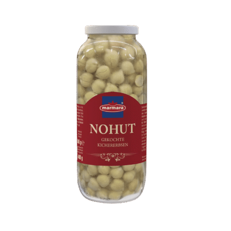 Marmara Kikärtor Kokta 580g Glas 1x12