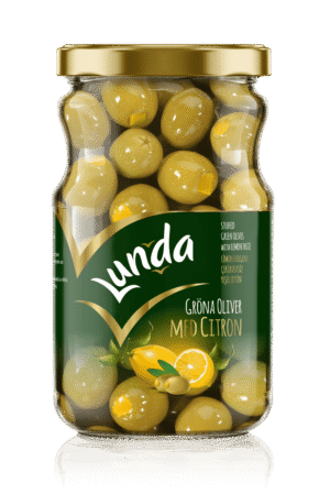 Lunda Gröna Oliver med Citron 720cc (720g) x 12