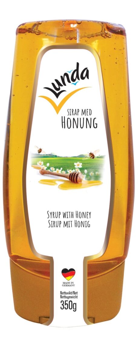 Lunda Sirap m Honung (Tub) 350g 1x12