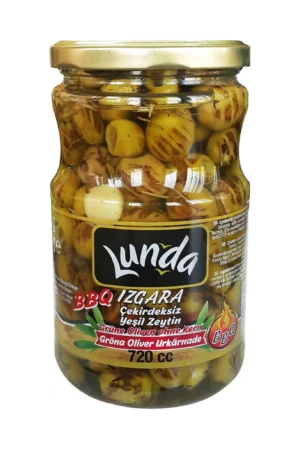 Lunda Gröna Oliver BBQ 720cc (650g) x 12