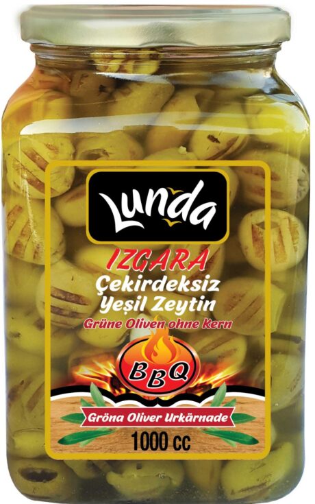 Lunda Gröna Oliver BBQ 1000cc (900g) 1x6