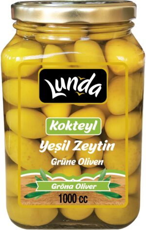 Lunda Gröna Oliver Kokteyl 1000cc (900g) x 6