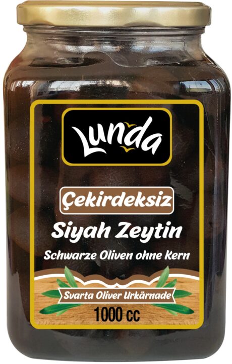 Lunda Svarta Oliver Urkärnade 1000cc (960g) 1x6