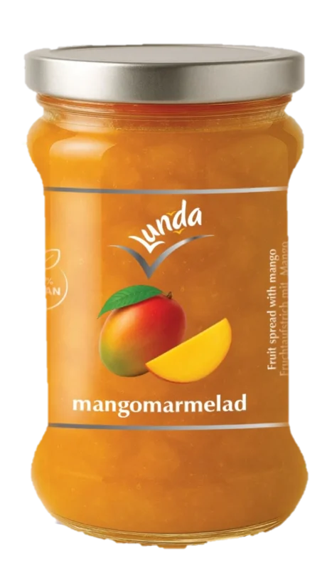 LUNDA MANGOMARMELAD 380g X 12