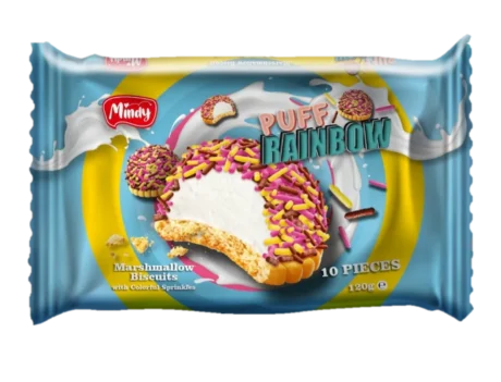 MINDY PUFF RAINBOW 120g X 21
