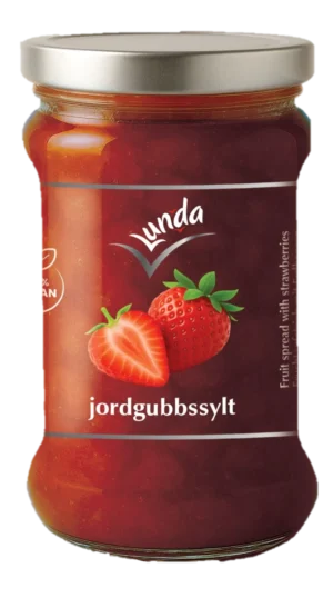 Lunda Jordgubbssylt 380g x 12
