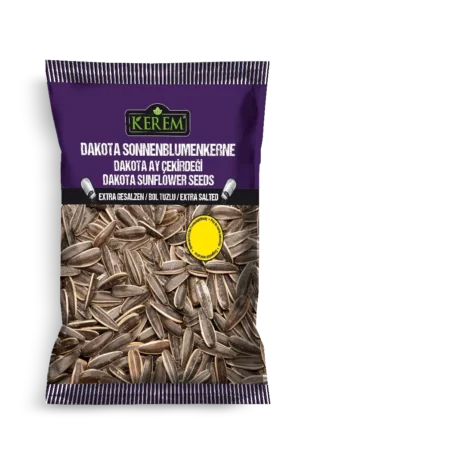 KEREM DAKOTA SOLROSFRÖN ROSTADE & EXTRA SALTADE 150g X 24