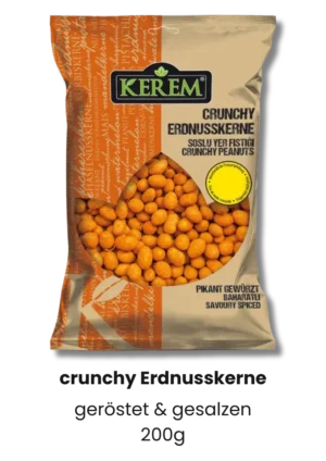 Kerem Jordnötter Crunchy & Paprika 200g x 12
