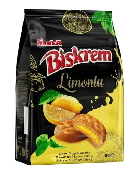 ÜLKER BISKREM CITRON 160g X 12