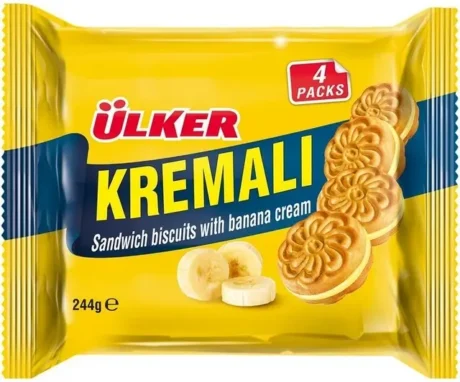 ÜLKER KREMALI KEX BANAN 244g X 11